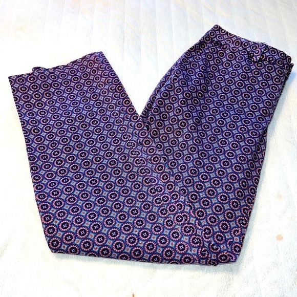 Lands' End Women's Pants | Size 4P Petite | Patterned Straight Leg - Picture 1 of 8